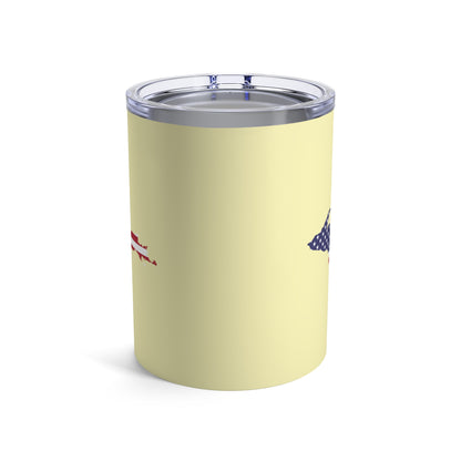 Michigan Upper Peninsula Tumbler (w/ UP USA Flag) | Canary Yellow - 10oz