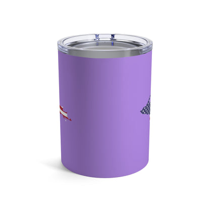 Michigan Upper Peninsula Tumbler (w/ UP USA Flag) | Lavender - 10oz