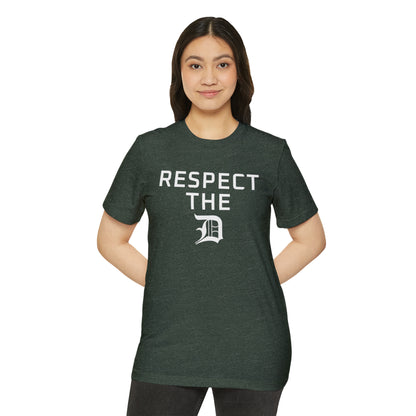 Detroit 'Respect The D' T-Shirt | Unisex Recycled Organic