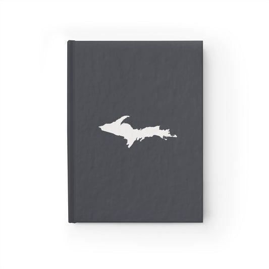 Michigan Upper Peninsula Blank Sketchbook (w/ UP Outline) | Iron Ore Grey