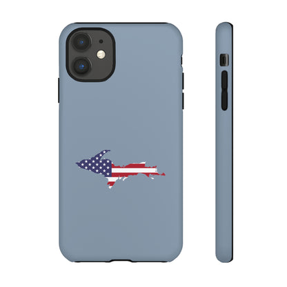 Michigan Upper Peninsula Tough Phone Case (B-24 Liberator Grey w/ UP USA Outline) | Apple iPhone