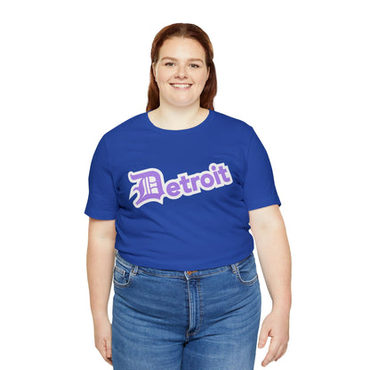 Detroit' T-Shirt (Lavender w/ Old English 'D') | Unisex Standard