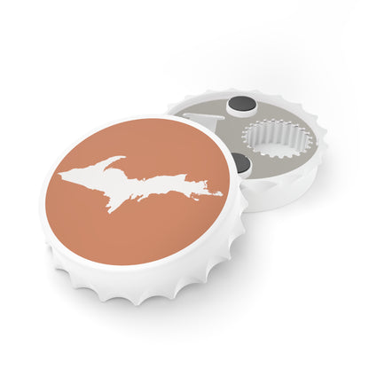 Michigan Upper Peninsula Bottle Opener (w/ UP Outline) | Copper Color