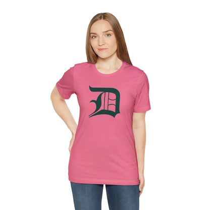 Detroit 'Old English D' T-Shirt (Laconic Green) | Unisex Standard