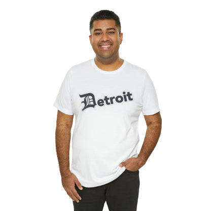 'Detroit' T-Shirt (Iron Ore Grey w/ Old English 'D') | Unisex Standard