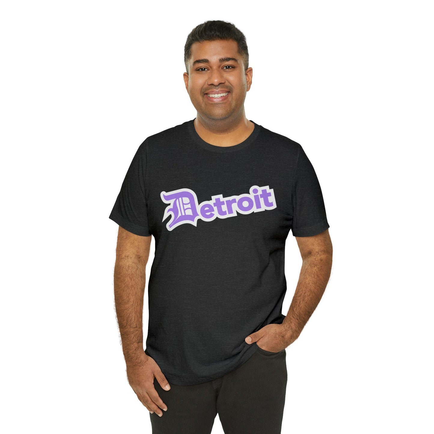 Detroit' T-Shirt (Lavender w/ Old English 'D') | Unisex Standard