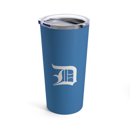 Detroit 'Old English D' Tumbler | Lake Superior Blue - 20oz