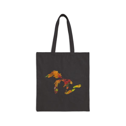 Great Lakes Light Tote Bag (Fall Leaves Edition)