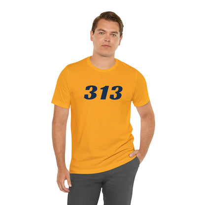 Detroit '313' T-Shirt (Racing Font) | Unisex Standard Fit