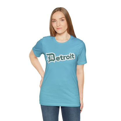 'Detroit' T-Shirt (Copper Green w/ Old English 'D') | Unisex Standard