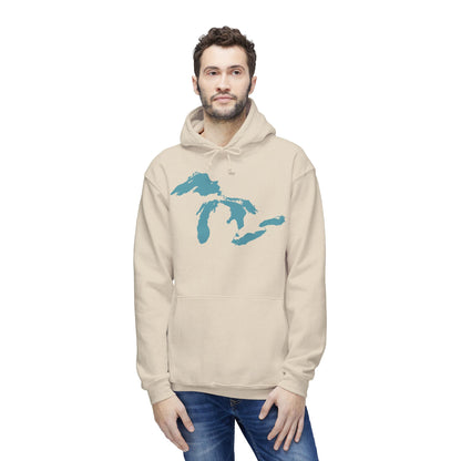 Great Lakes Ultrapremium Hoodie | Made in USA - Huron Blue