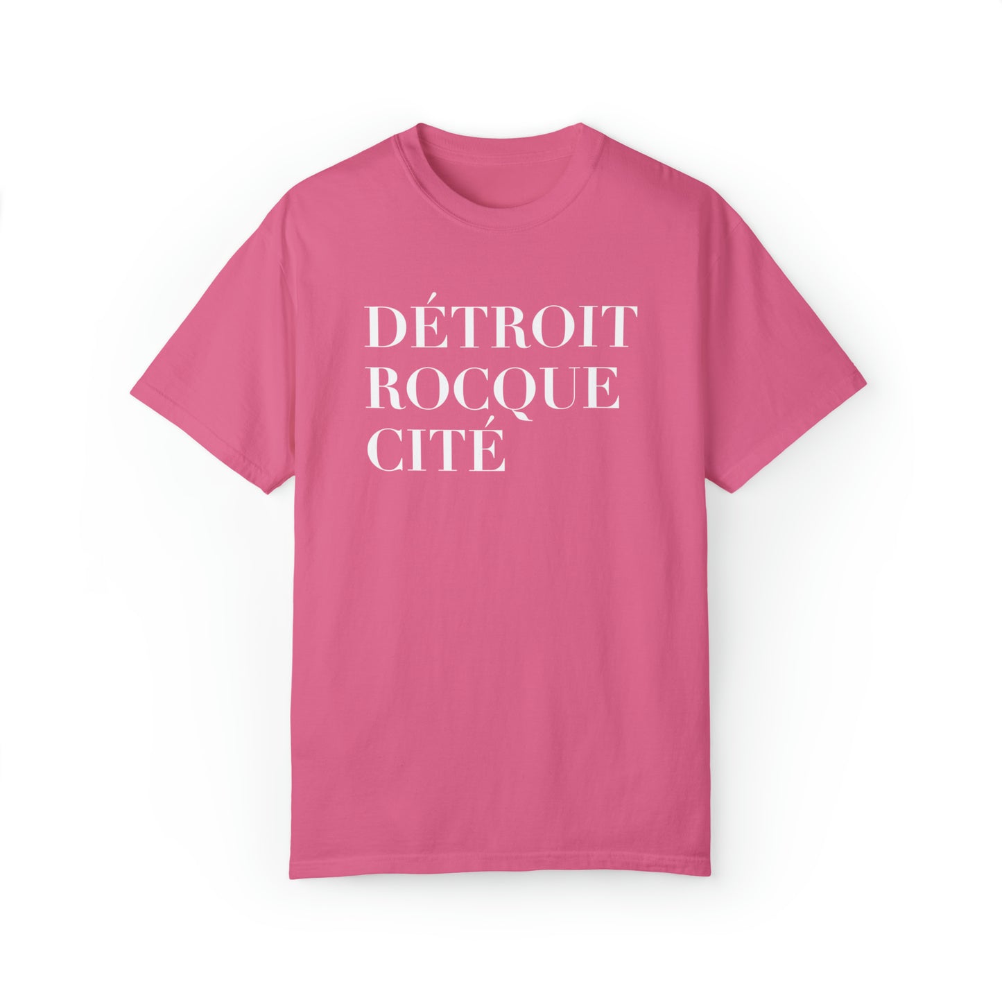 'Détroit Rocque Cité' T-Shirt | Unisex Garment-Dyed