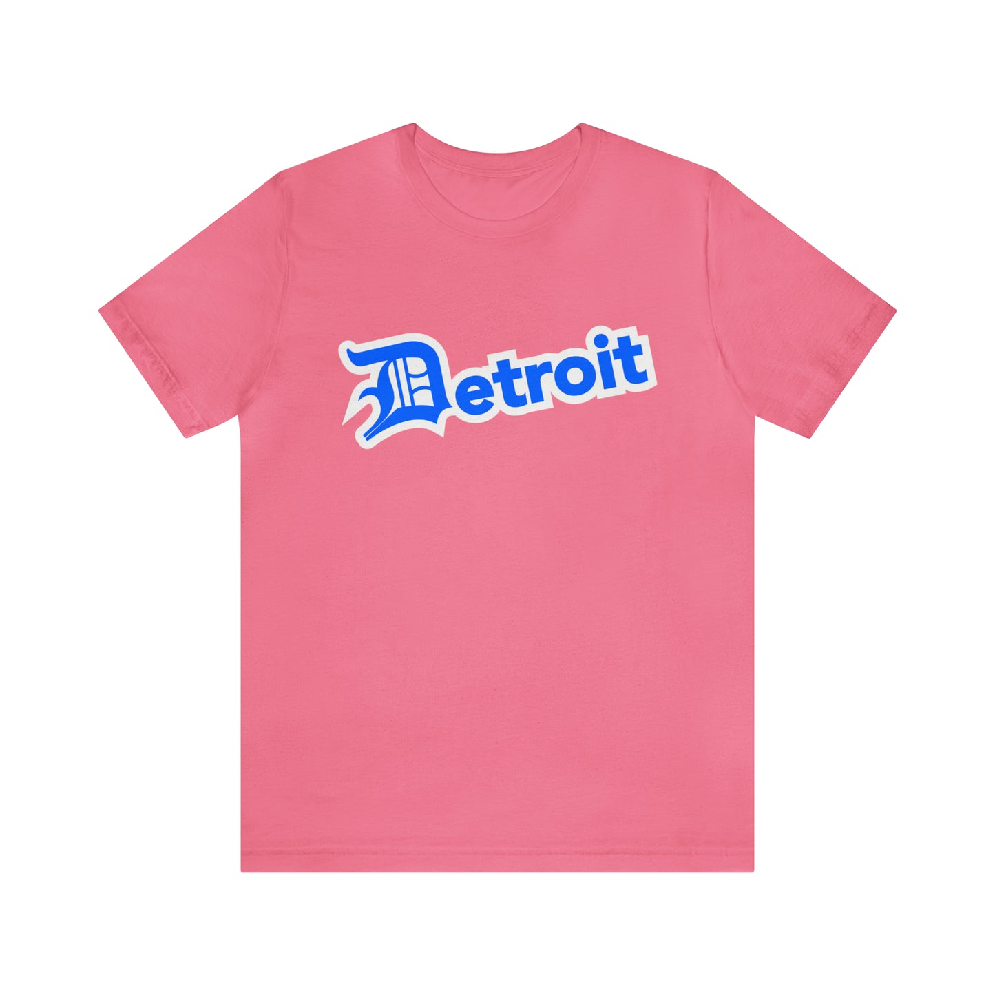 'Detroit' T-Shirt (MotorTown Blue w/ Old English 'D') | Unisex Standard