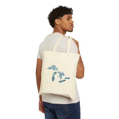 Great Lakes Light Tote Bag (Lake Ice Edition)