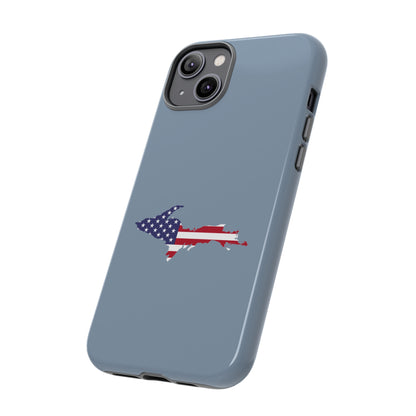 Michigan Upper Peninsula Tough Phone Case (B-24 Liberator Grey w/ UP USA Outline) | Apple iPhone