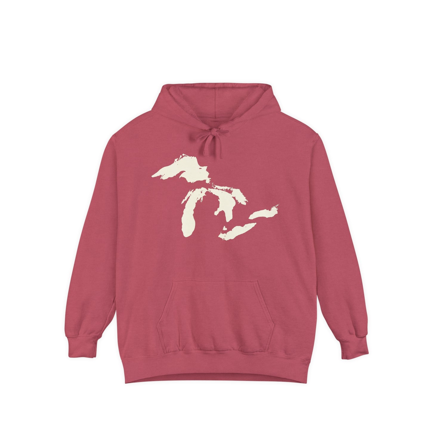 Great Lakes Hoodie (Ivory White) | Unisex Garment-Dyed