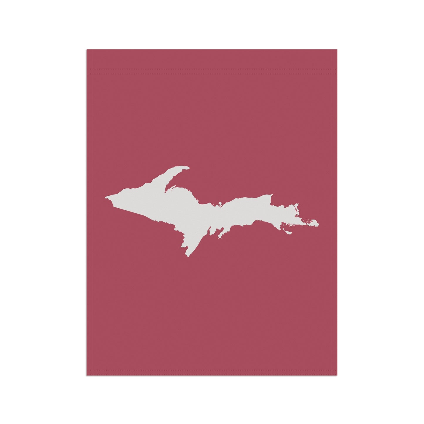 Michigan Upper Peninsula Home & Garden Flag (w/ UP Outline) | Popstar Pink