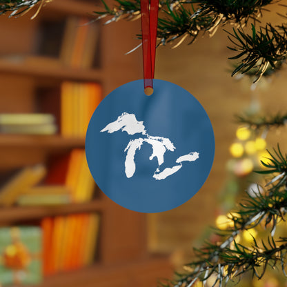 Great Lakes Christmas Ornament | Metal - Blueberry