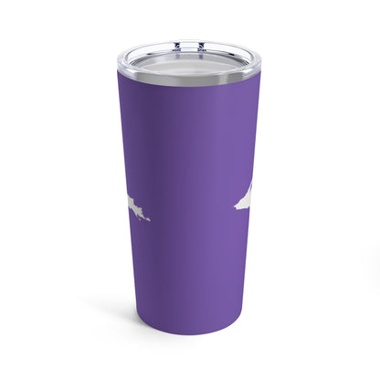 Michigan Upper Peninsula Tumbler (w/ UP Outline) | Lake Iris - 20oz