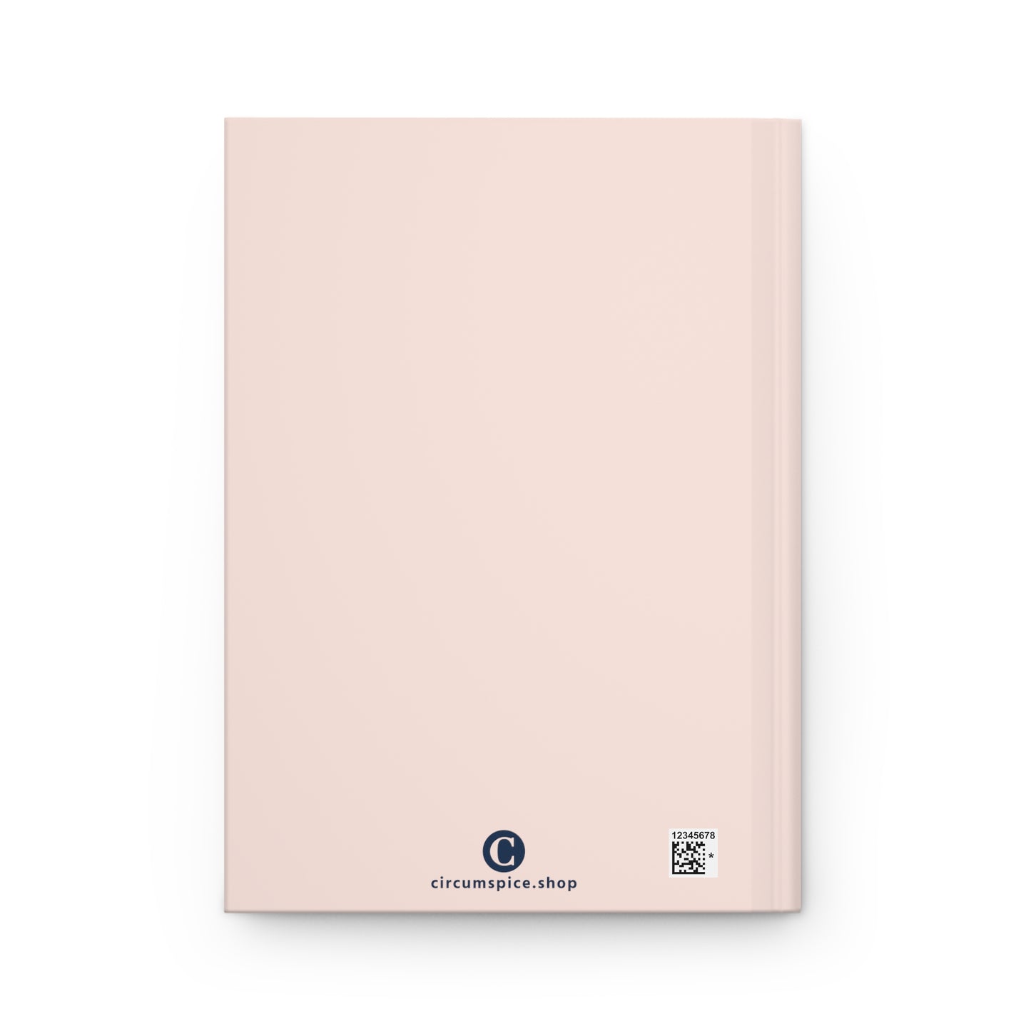 Michigan Upper Peninsula Hardcover Journal (w/ UP USA Flag) | Ruled - Champagne Pink