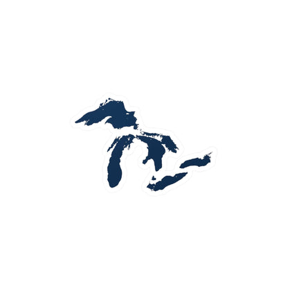 Great Lakes Kiss-Cut Windshield Decal | Navy