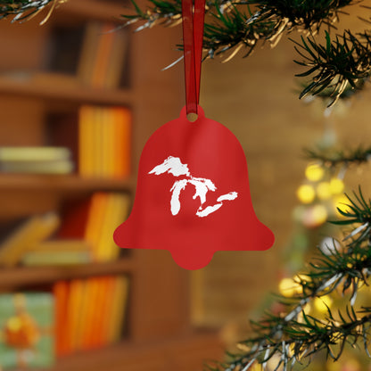 Great Lakes Christmas Ornament | Metal - Santa Red