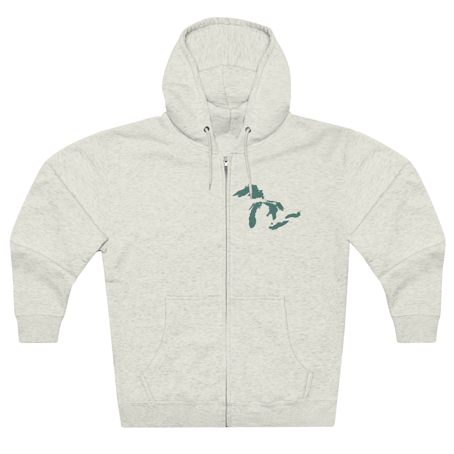 Great Lakes Hoodie (Copper Green, Mini) | Unisex Full Zip