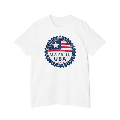 'Made in USA' T-Shirt (Cap Shape) | Made in USA