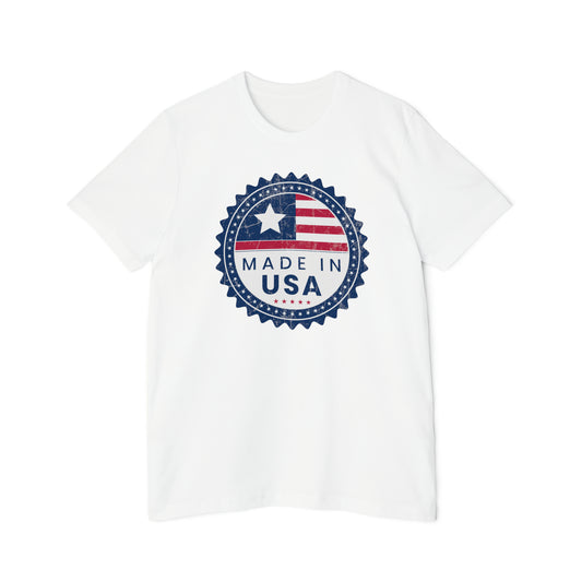 'Made in USA' T-Shirt (Cap Shape) | Made in USA