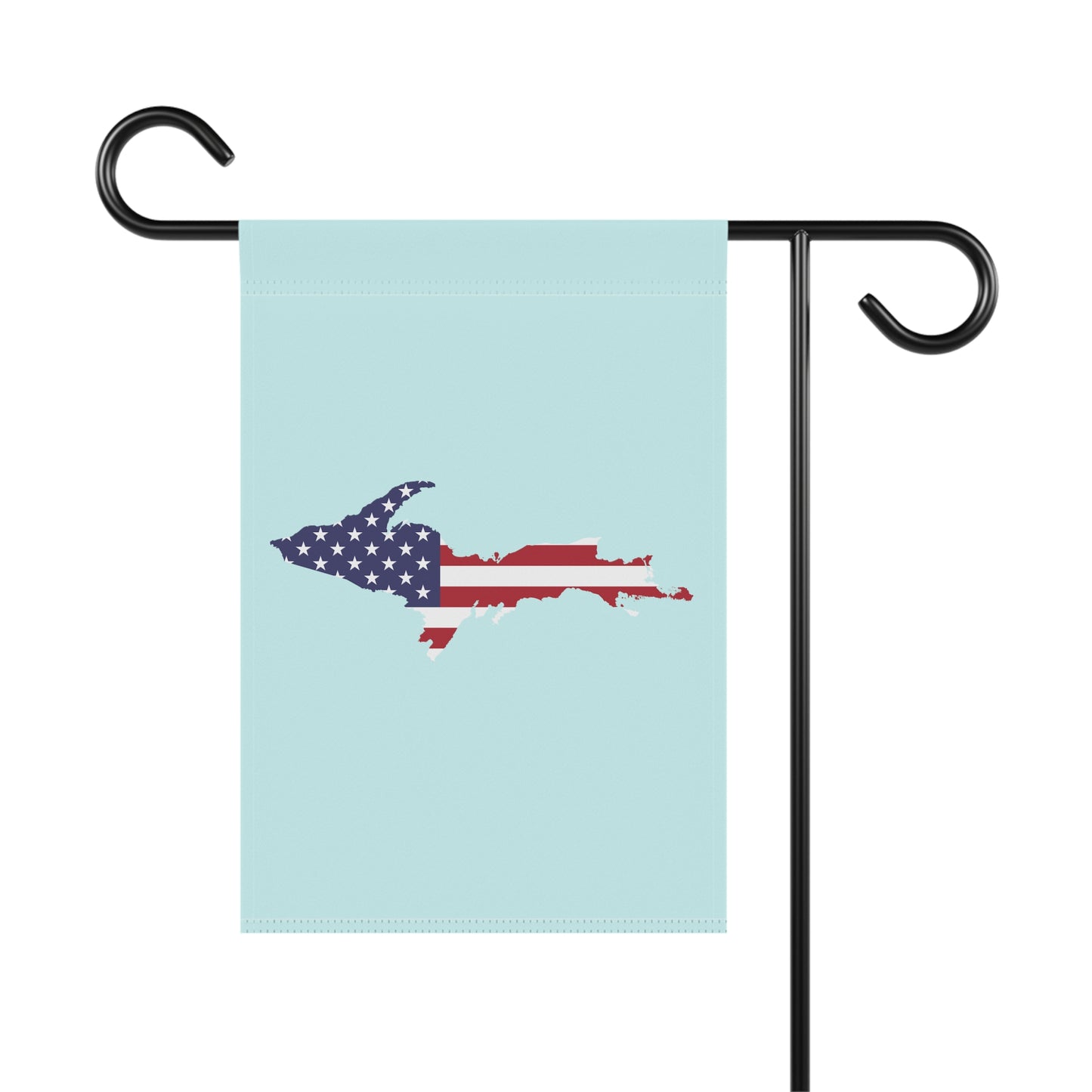 Michigan Upper Peninsula Home & Garden Flag (w/ UP USA Flag) | Cyan