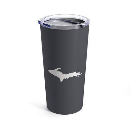 Michigan Upper Peninsula Tumbler (w/ UP Outline) | Irone Ore Grey - 20oz