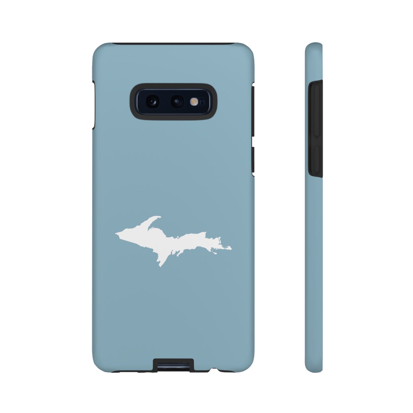 Michigan Upper Peninsula Tough Phone Case (Opal Color w/ UP Outline) | Samsung & Pixel Android