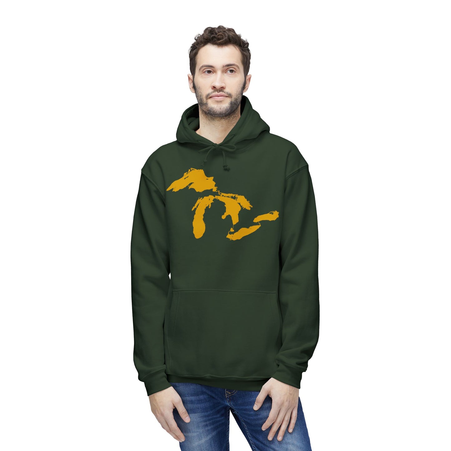 Great Lakes Ultrapremium Hoodie | Made in USA - Gold