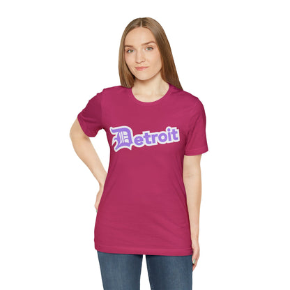 Detroit' T-Shirt (Lavender w/ Old English 'D') | Unisex Standard