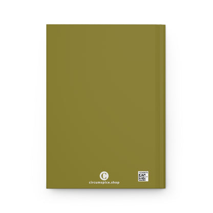 Michigan Upper Peninsula Hardcover Journal (Scrub Gold w/ UP Outline) | Ruled - 150pgs