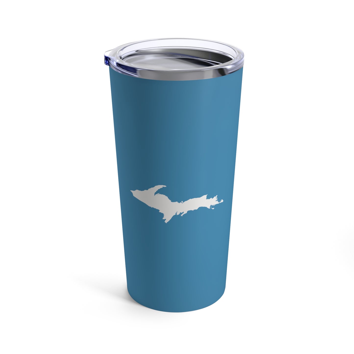 Michigan Upper Peninsula Tumbler (w/ UP Outline) | Lake Michigan Blue - 20oz