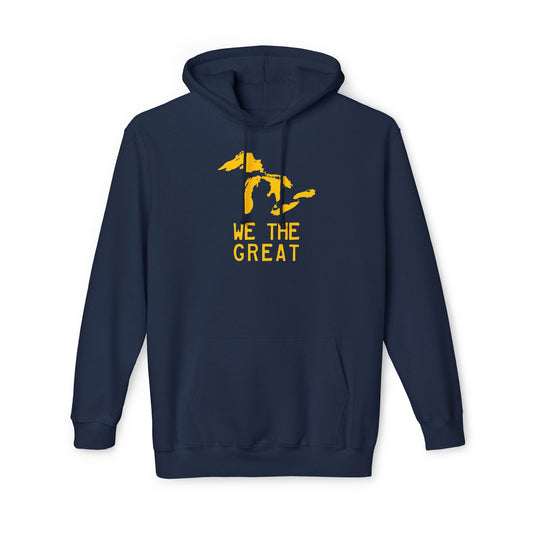 Great Lakes 'We The Great' Ultrapremium Hoodie | Made in USA - Maize