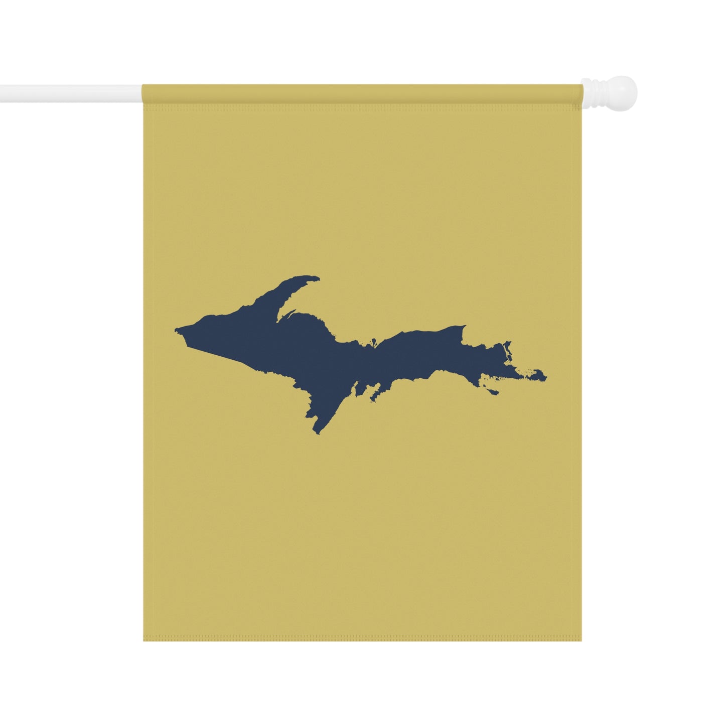 Michigan Upper Peninsula Home & Garden Flag (w/ UP Outline) | Plum Yellow