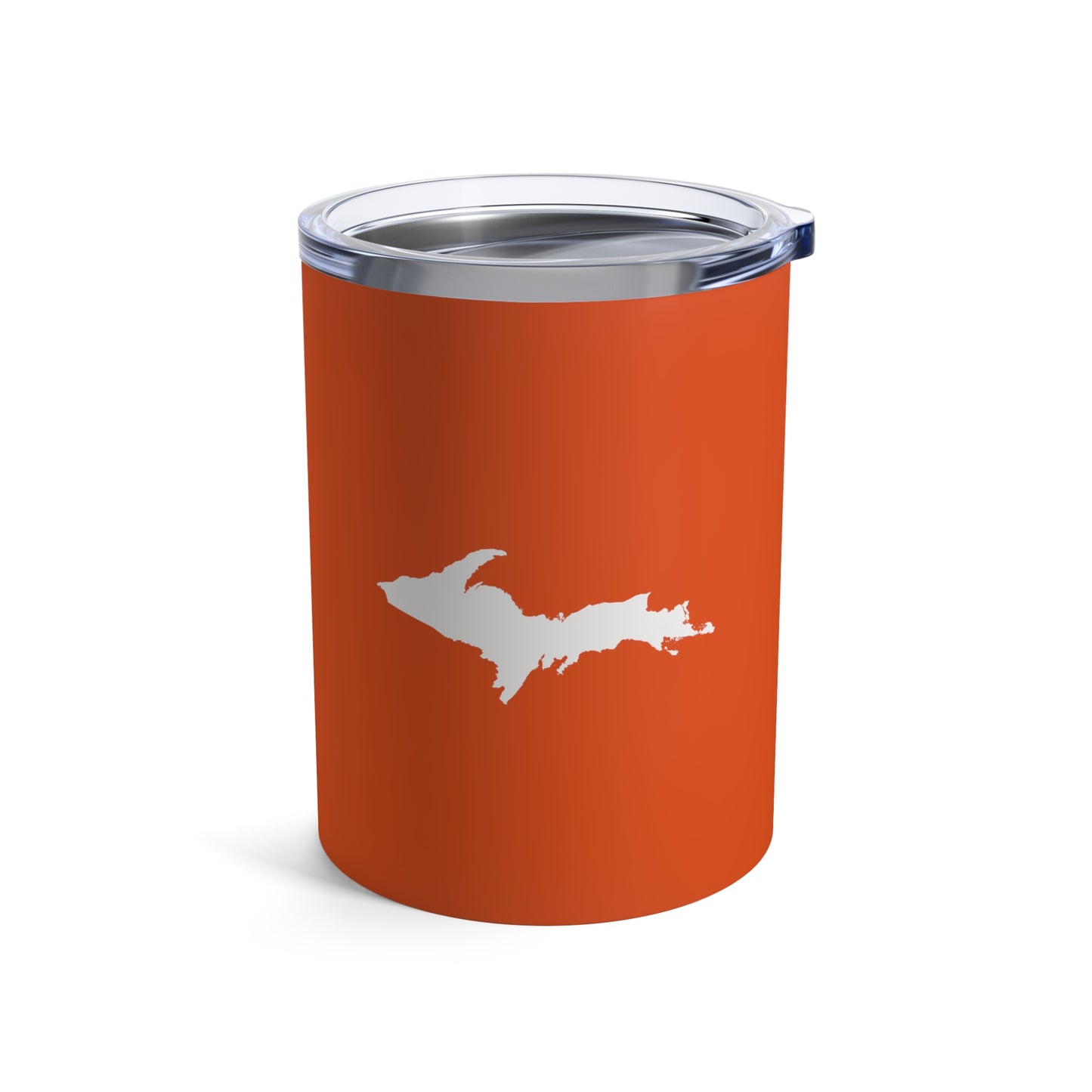 Michigan Upper Peninsula Tumbler (w/ UP Outline) | Maple Leaf Orange - 10oz