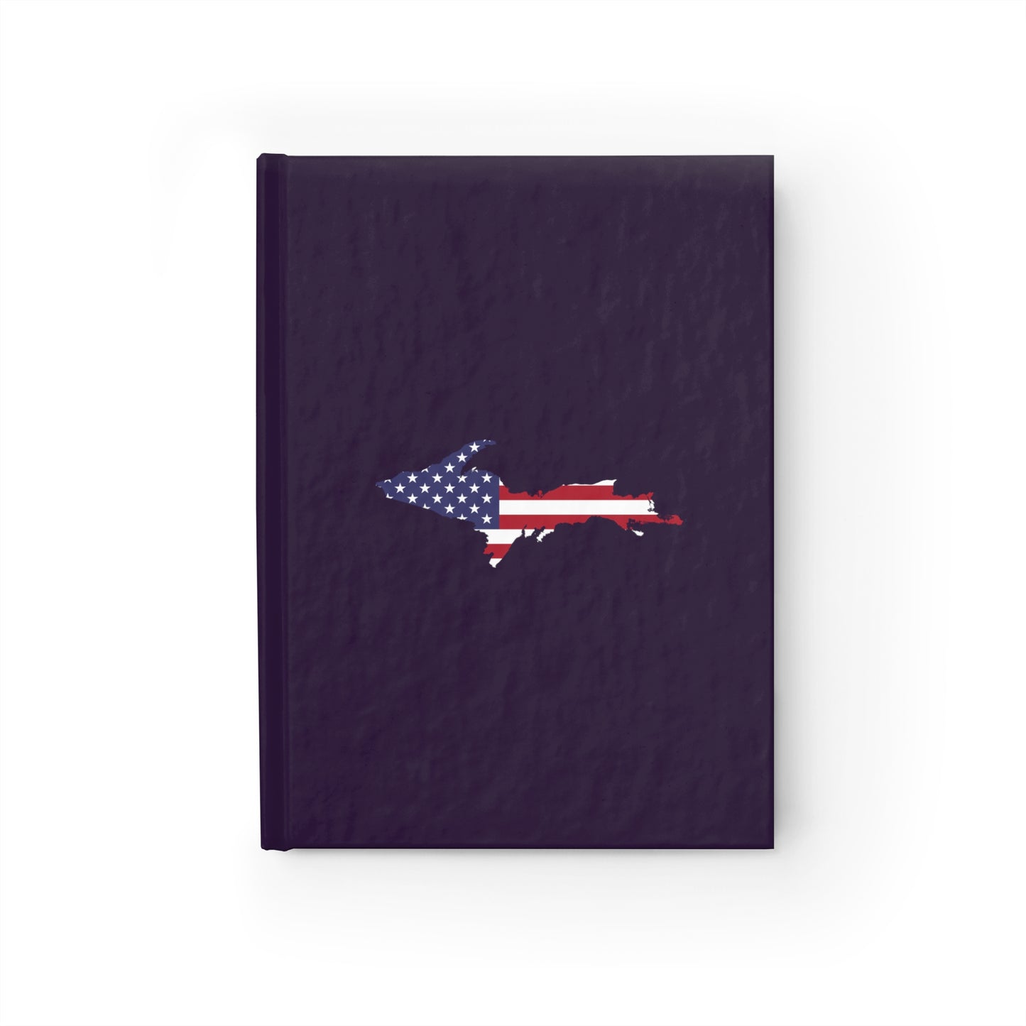 Michigan Upper Peninsula Blank Sketchbook (w/ UP USA Flag) | Blackcurrant