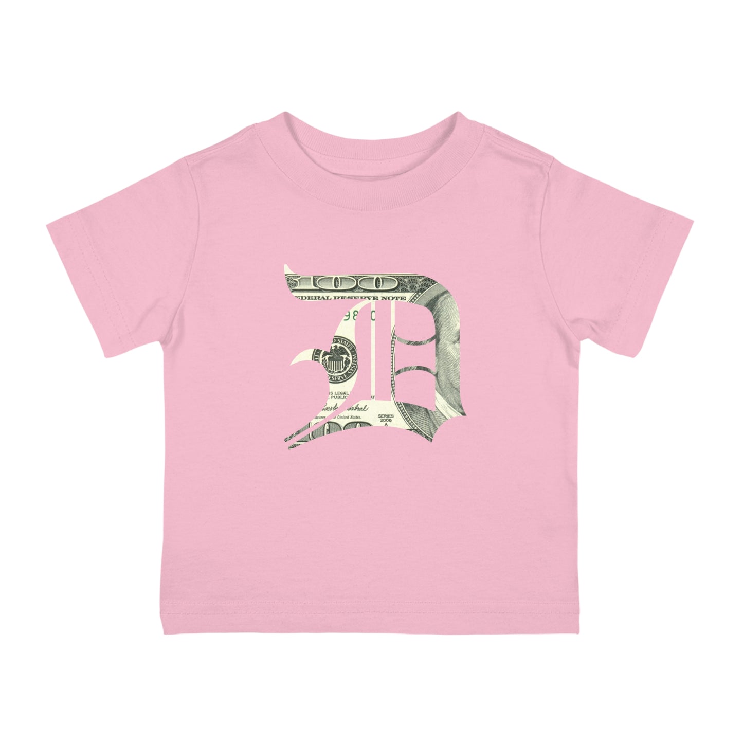 Detroit 'Old English D' Infant T-Shirt (Benjamins Edition) | Short Sleeve