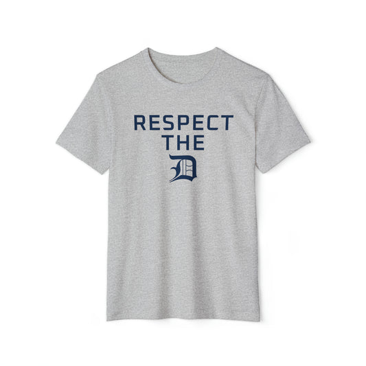 Detroit 'Respect The D' T-Shirt | Unisex Recycled Organic