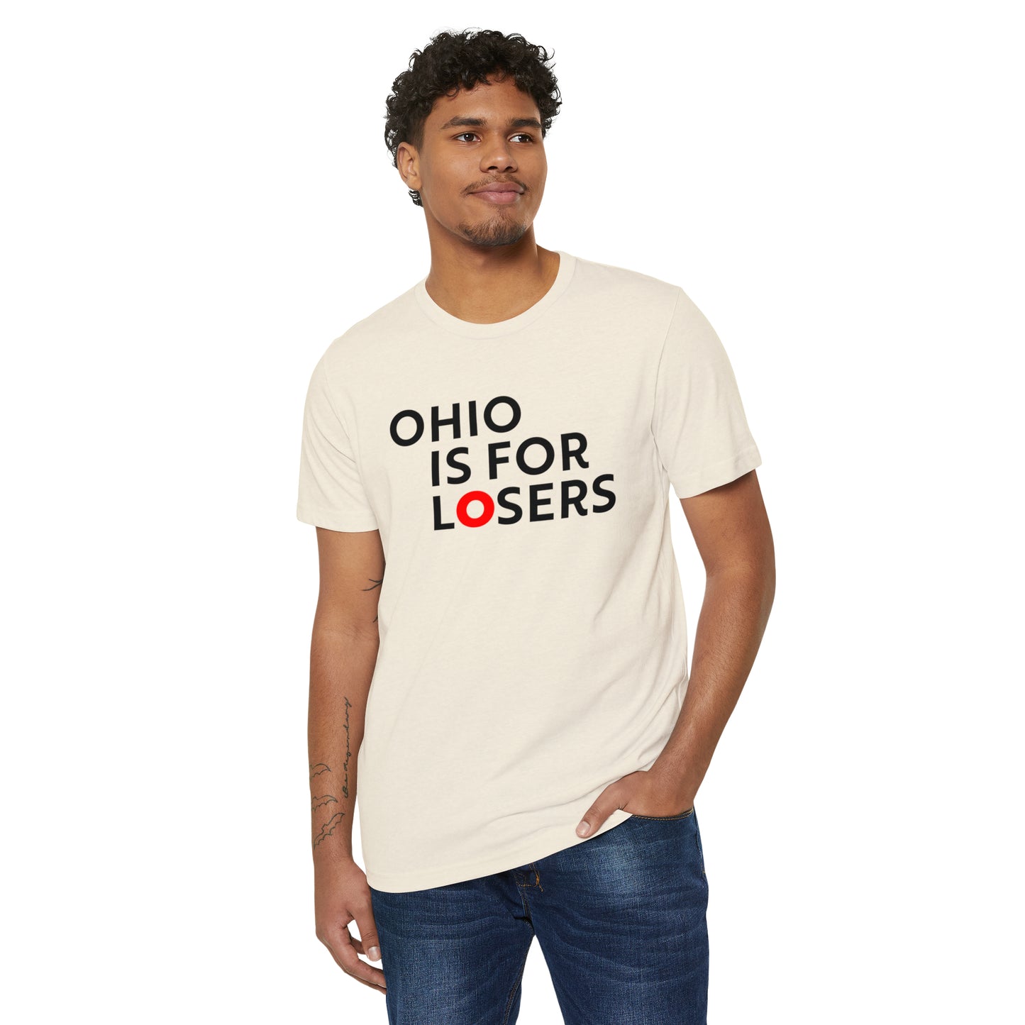 'Ohio Is For Losers' T-Shirt | Unisex Recycled Organic