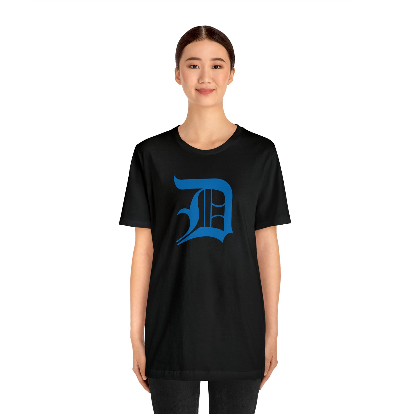 Detroit 'Old English D' T-Shirt (Azure) | Unisex Standard