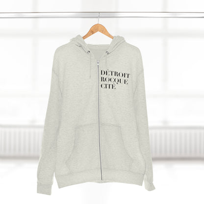 'Détroit Rocque Cité' Full-Zip Hoodie (Right Chest)