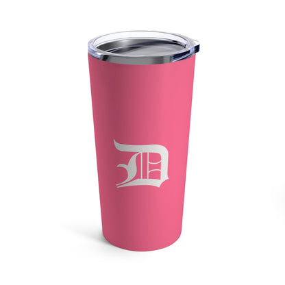 Detroit 'Old English D' Tumbler | Rhodochrosite Pink - 20oz