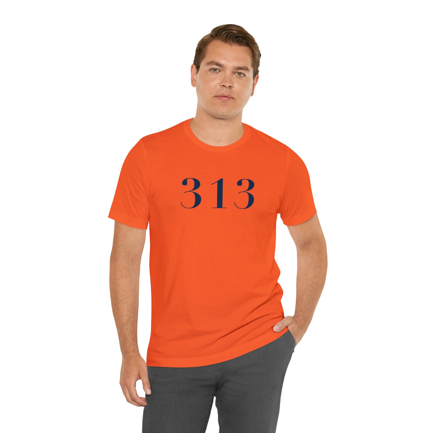 Detroit '313' T-Shirt (Didot Font) | Unisex Standard Fit