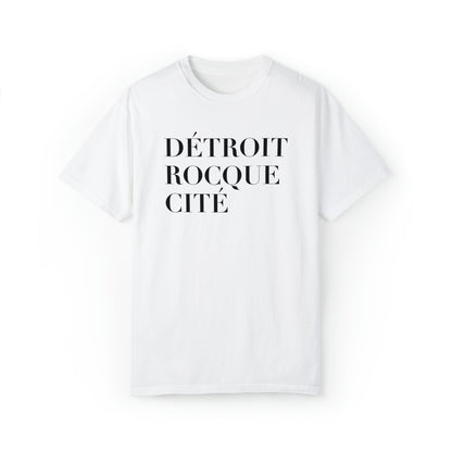 'Détroit Rocque Cité' T-Shirt | Unisex Garment-Dyed