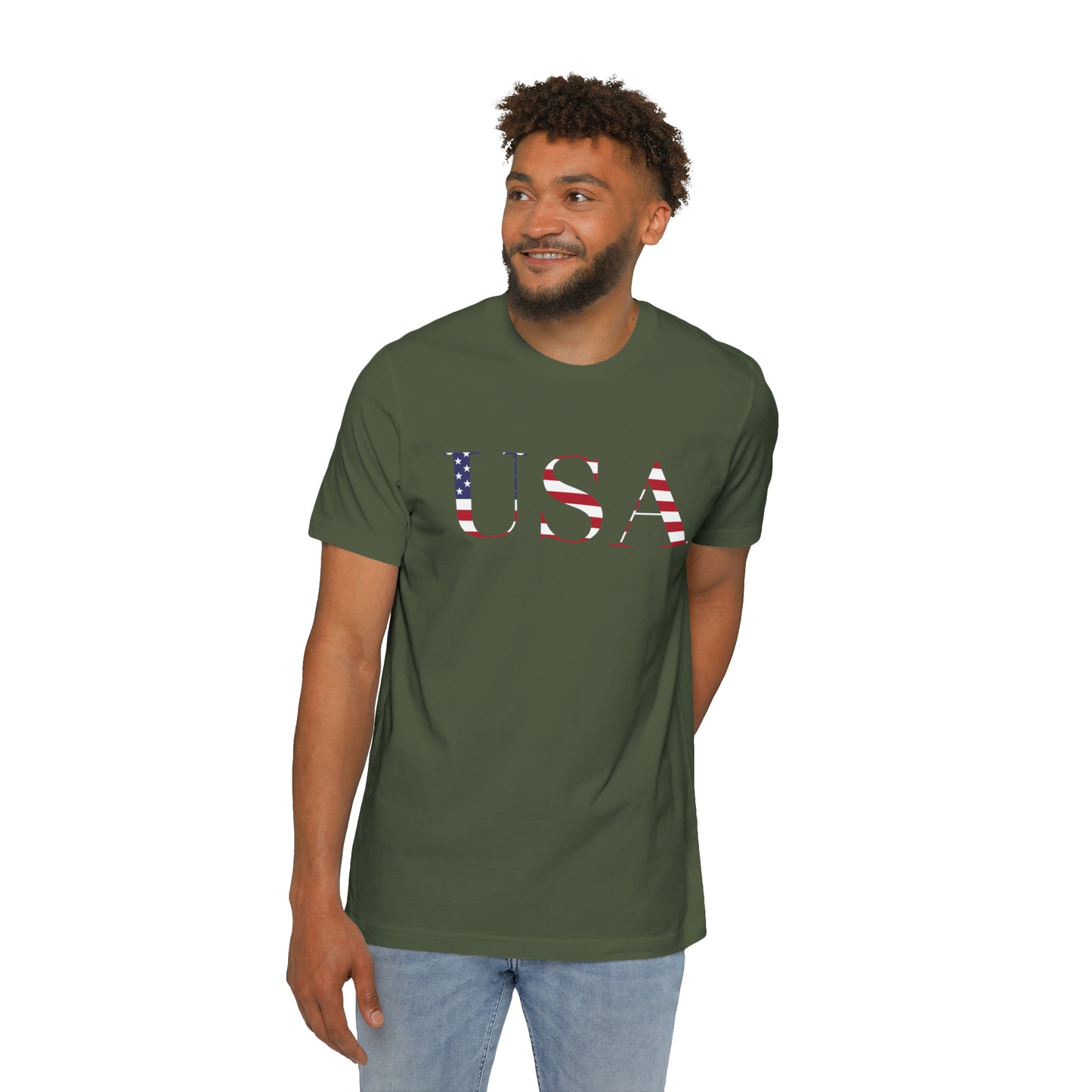 'USA' T-Shirt (Didone Flag Edition) | Made in USA