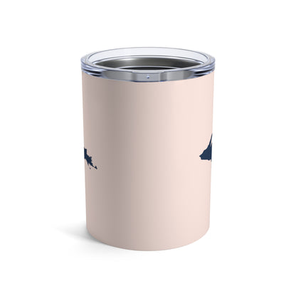 Michigan Upper Peninsula Tumbler (w/ UP Outline) | Champagne Pink - 10oz